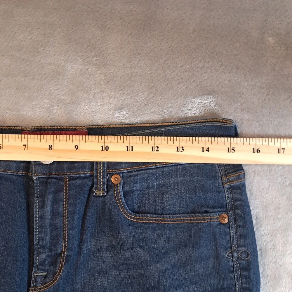 Lucky Brand Jeans‎ Womens 8/29 Ankle Sofia Boot Medium Wash Denim Cotton Spandex